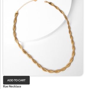 Plunder “Rae” gold necklace